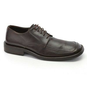 Men Via Spiga Brown Leather Blucher Oxfords 10 M